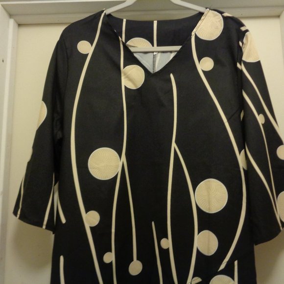 DANISH MODERN ART BLOUSE 2 X. - Picture 4 of 5
